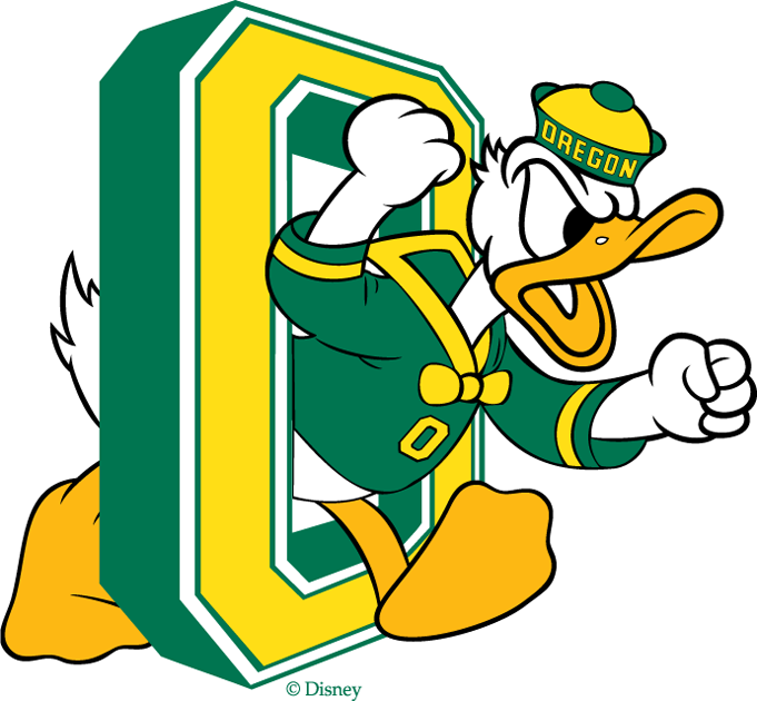 Oregon Ducks 1974-1993 Primary Logo t shirts DIY iron ons